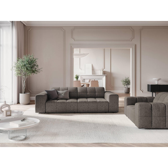 Cosmopolitan Design Chicago 3-zitsbank - Chenille - Grijs