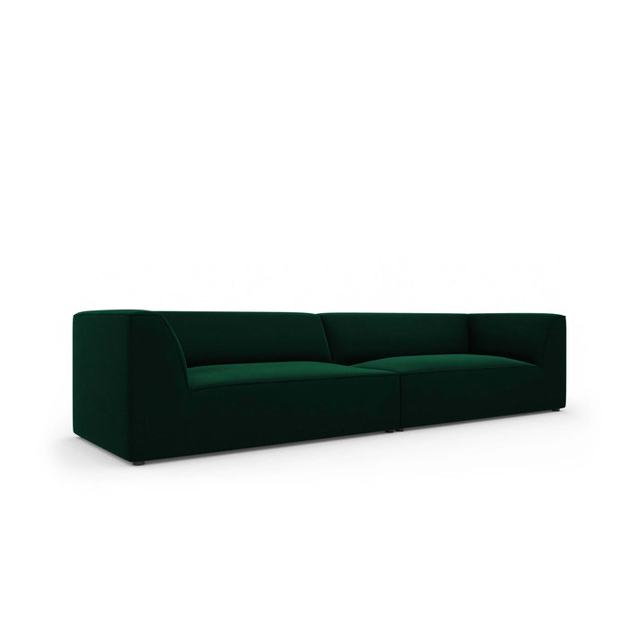 Windsor & Co Sao 4-zitsbank - Velvet - Flessengroen