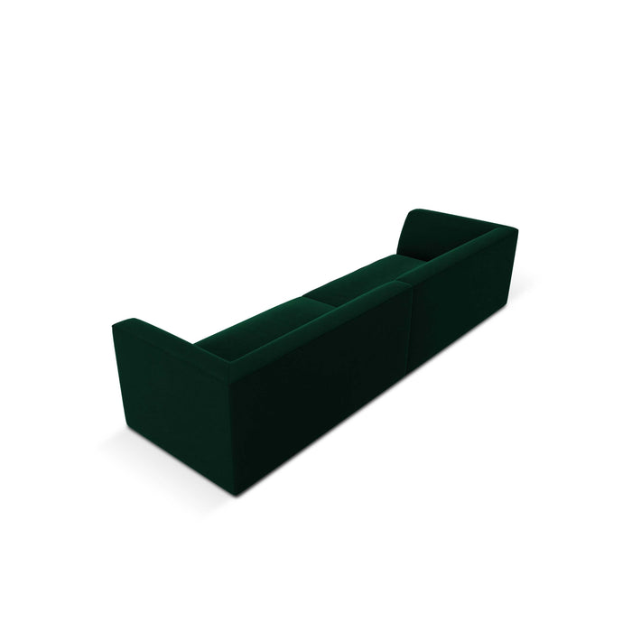 Windsor & Co Sao 4-zitsbank - Velvet - Flessengroen