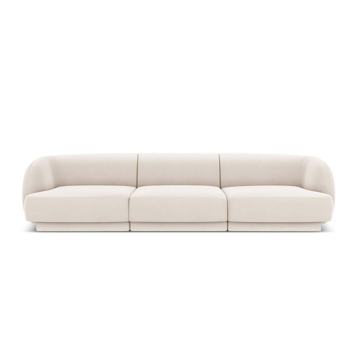 Micadoni Miley 3-zitsbank - Velvet - Crème