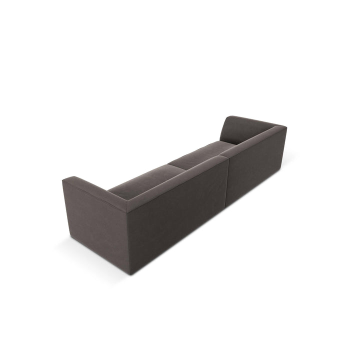 Windsor & Co Sao 4-zitsbank - Velvet - Donkergrijs