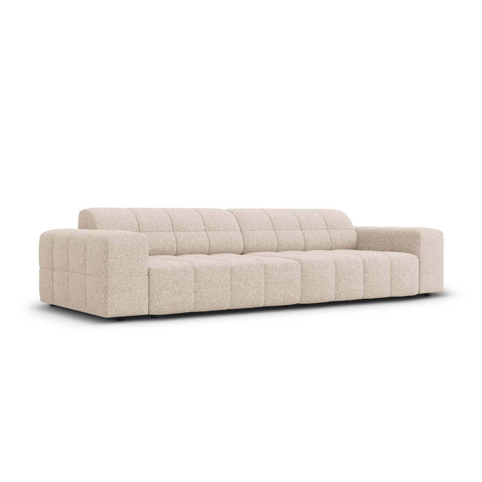 Cosmopolitan Design Chicago 4-zitsbank - Chenille - Lichtbeige