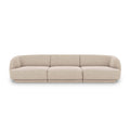 Micadoni Miley 3-zitsbank - Chenille - Kiezelgrijs