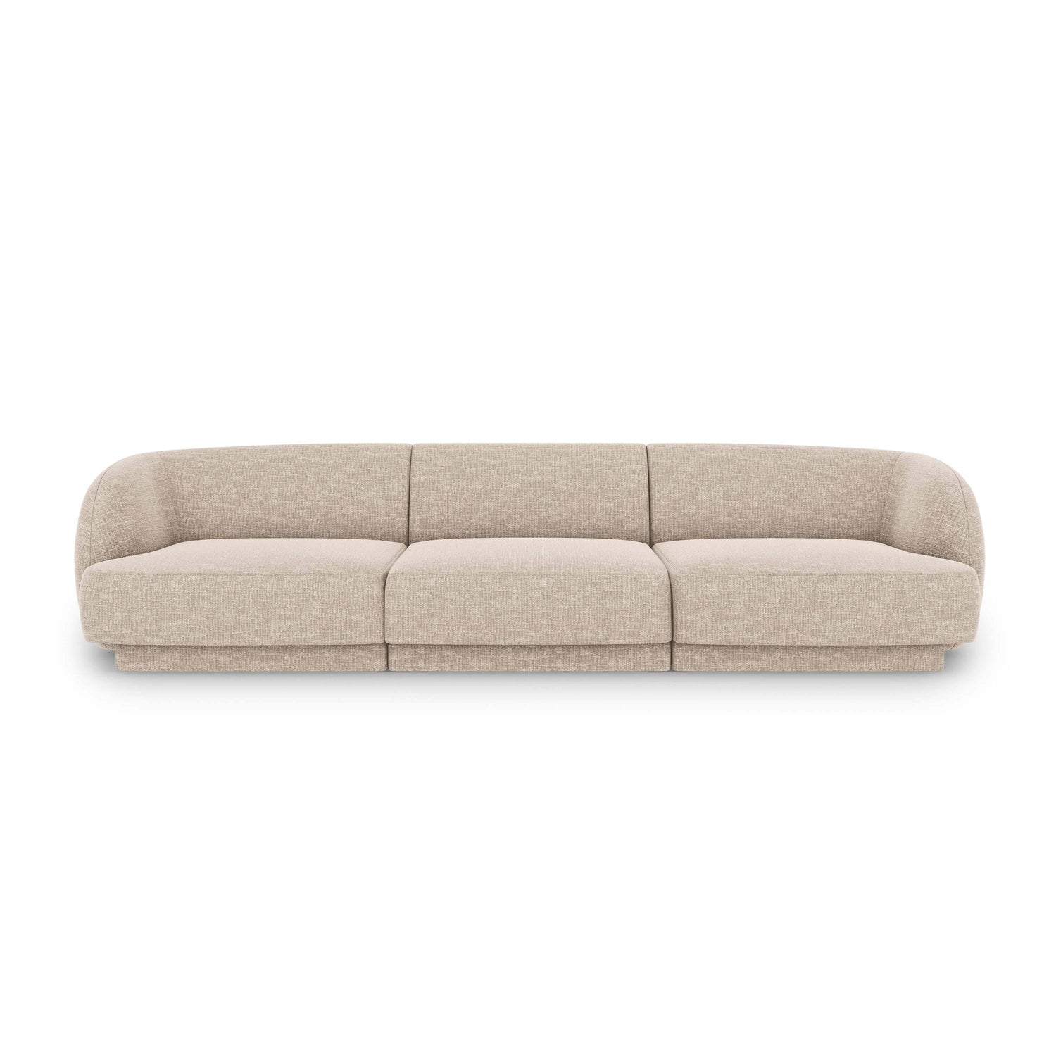Micadoni Miley 3-zitsbank - Chenille - Kiezelgrijs