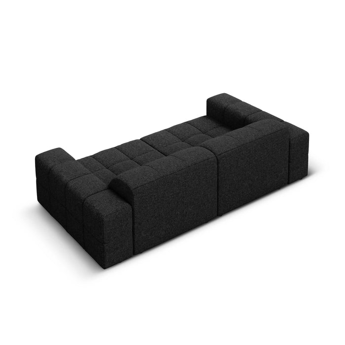 Cosmopolitan Design Chicago 3-zitsbank - Chenille - Zwart