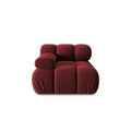 Milo Casa Tropea Modulair Bank Element - Hoek Links - Bordeauxrood