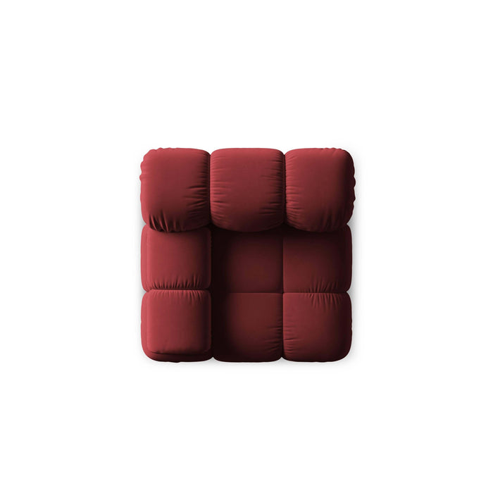 Milo Casa Tropea Modulair Bank Element - Hoek Links - Bordeauxrood