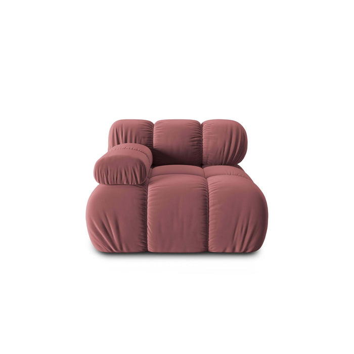 Milo Casa Tropea Modulair Bank Element - Hoek Links - Roze