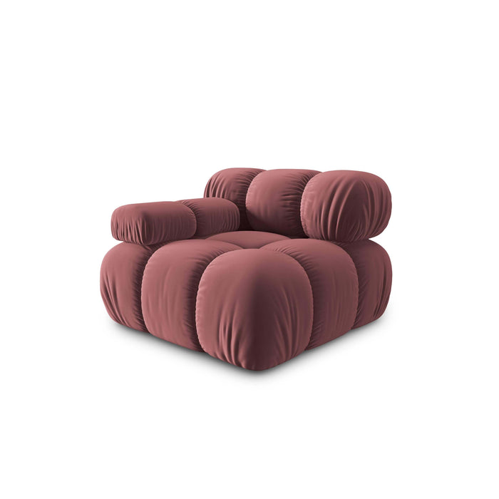 Milo Casa Tropea Modulair Bank Element - Hoek Links - Roze