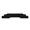 Cosmopolitan Design Chicago U-bank - Velvet - Zwart