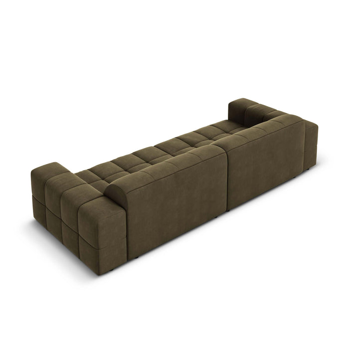 Cosmopolitan Design Chicago 4-zitsbank - Velvet - Olijfgroen