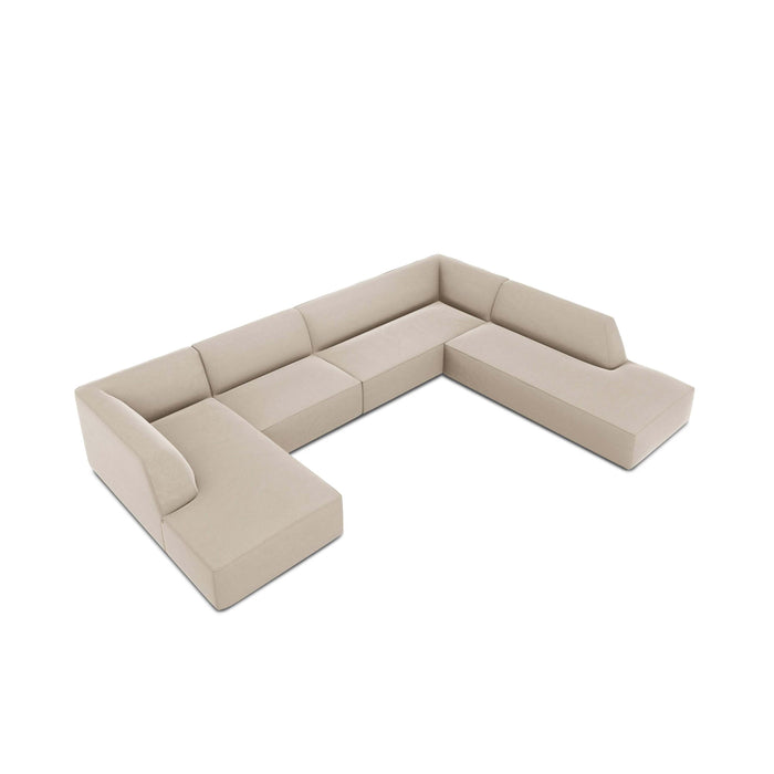Windsor & Co Sao U-bank - Hoek Rechts - Velvet - Beige