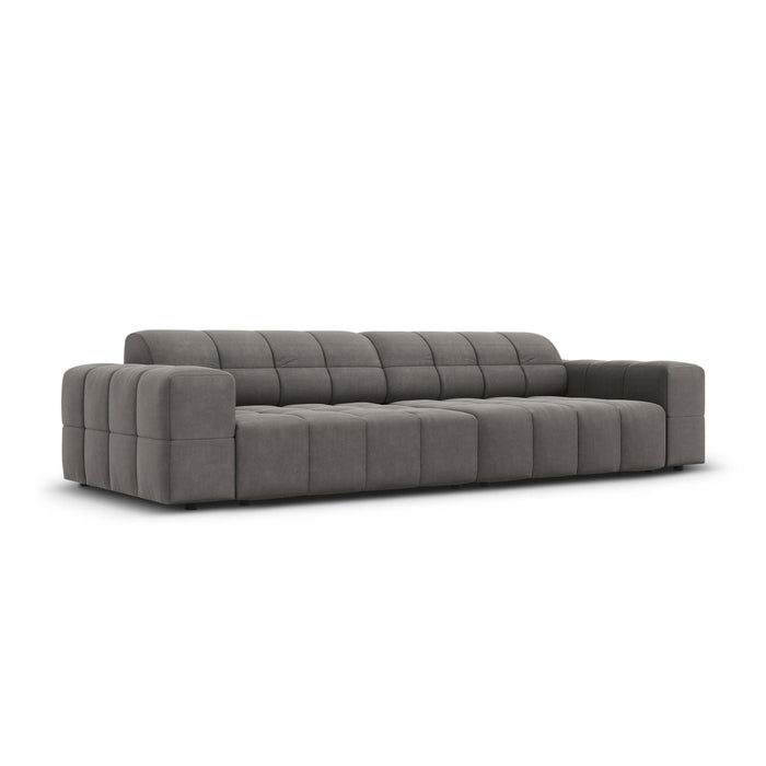 Cosmopolitan Design Chicago 4-zitsbank - Velvet - Donkergrijs
