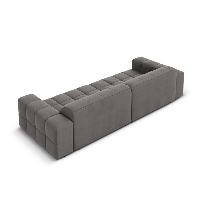 Cosmopolitan Design Chicago 4-zitsbank - Velvet - Donkergrijs