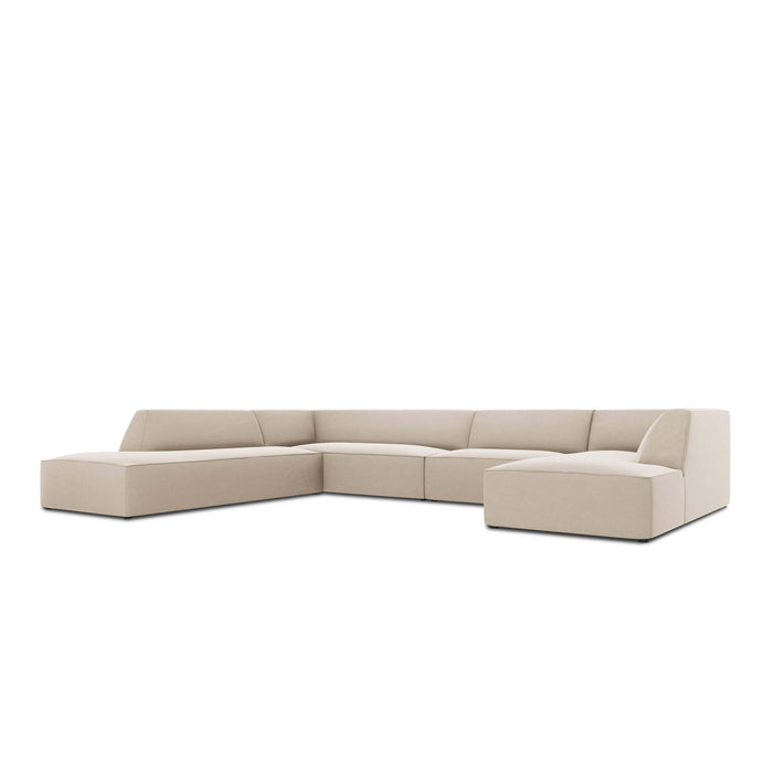 Windsor & Co Sao U-bank - Hoek Links - Velvet - Beige