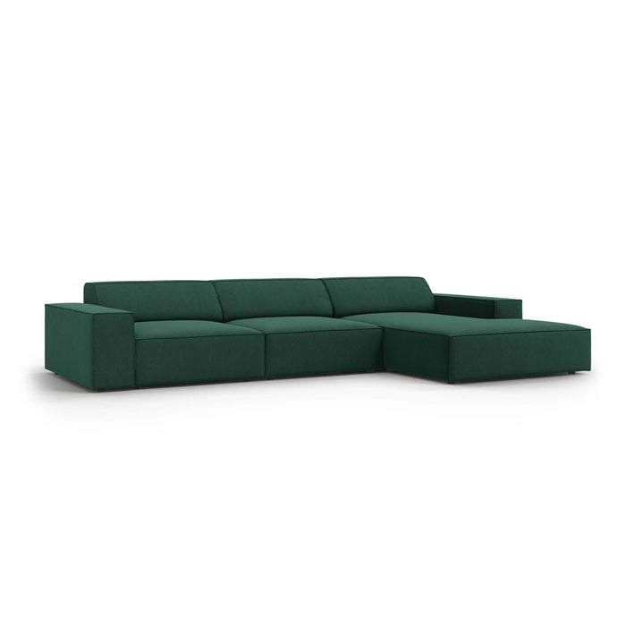 Micadoni Jodie Hoekbank Rechts 4-zits - Geweven - Groen