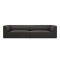 Windsor & Co Sao 4-zitsbank - Ribstof - Donkergrijs