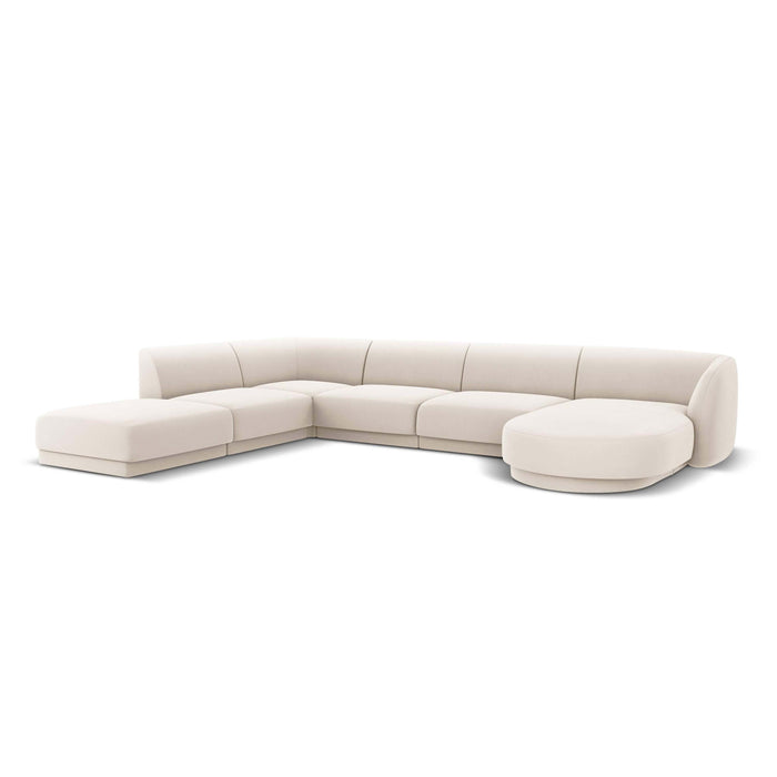Micadoni Miley U-bank Hoek Links - Velvet - Crème