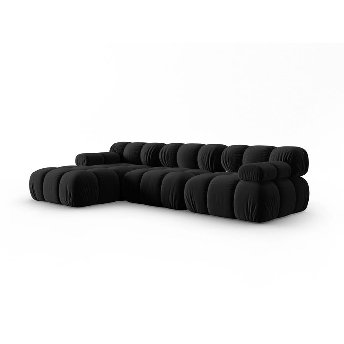 Milo Casa Tropea Modulaire Hoekbank 4-zits - Links - Zwart