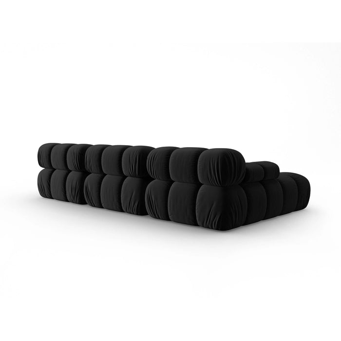 Milo Casa Tropea Modulaire Hoekbank 4-zits - Links - Zwart