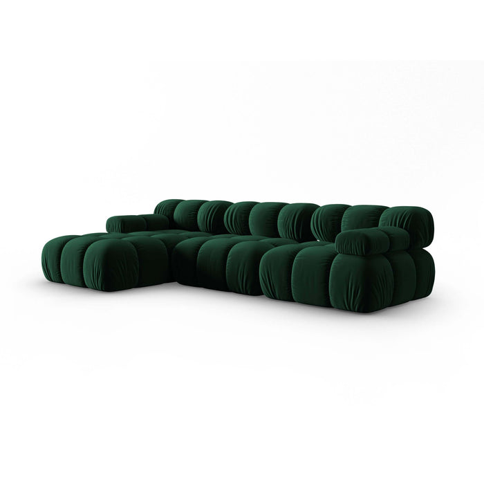 Milo Casa Tropea Modulaire Hoekbank 4-zits - Links - Flessengroen