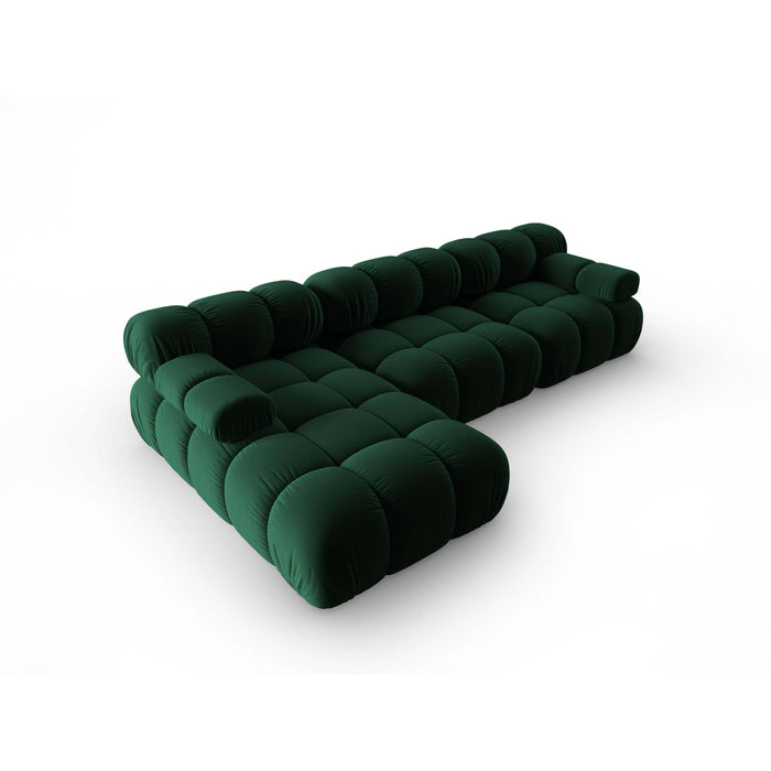 Milo Casa Tropea Modulaire Hoekbank 4-zits - Links - Flessengroen