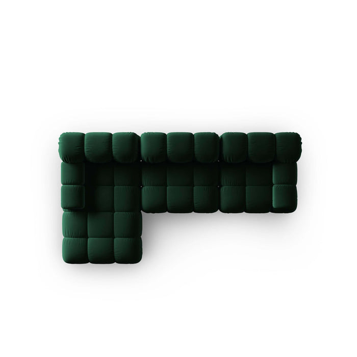 Milo Casa Tropea Modulaire Hoekbank 4-zits - Links - Flessengroen