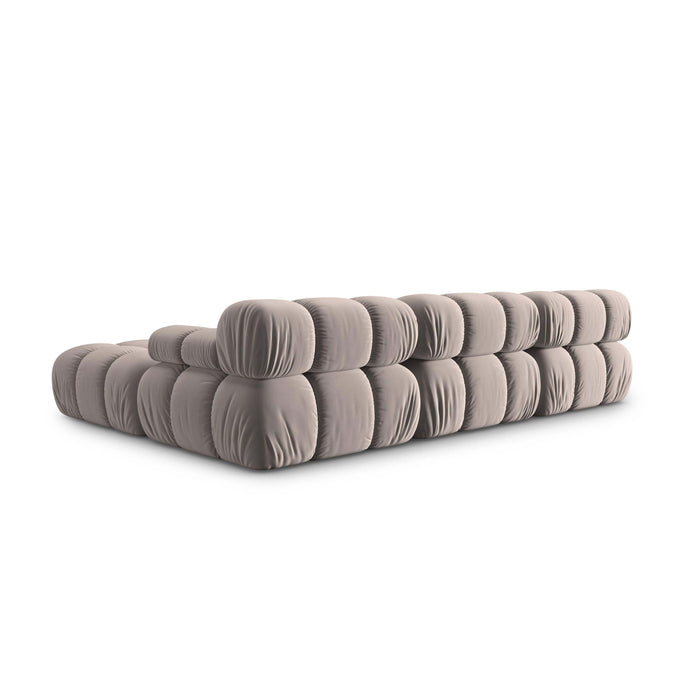 Milo Casa Tropea Modulaire Modulaire 3-zitsbank met Hocker - Beige