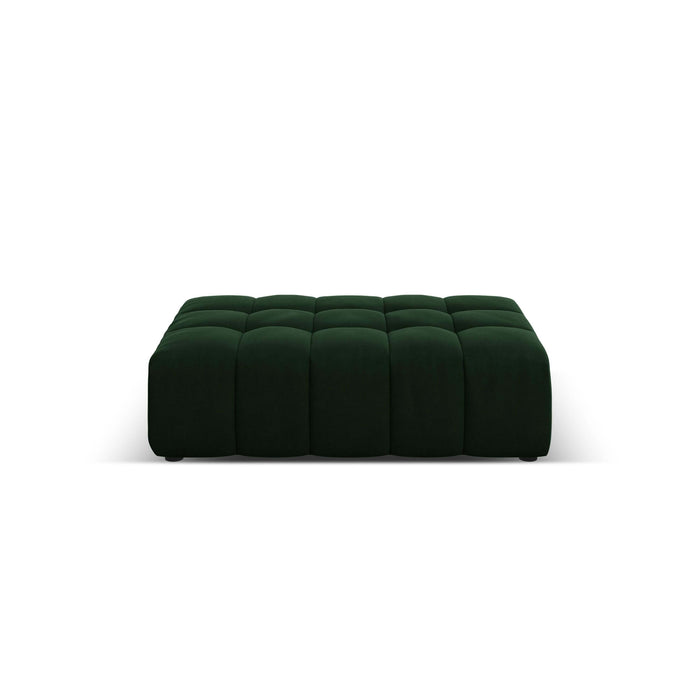 Cosmopolitan Design Chicago Hoekbank met Chaise Longue Links - Rechts Open - Velvet - Flessengroen