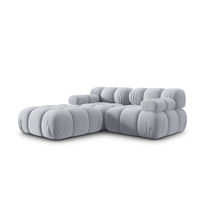 Milo Casa Tropea Modulaire 2-zitsbank met Hocker - Lichtblauw