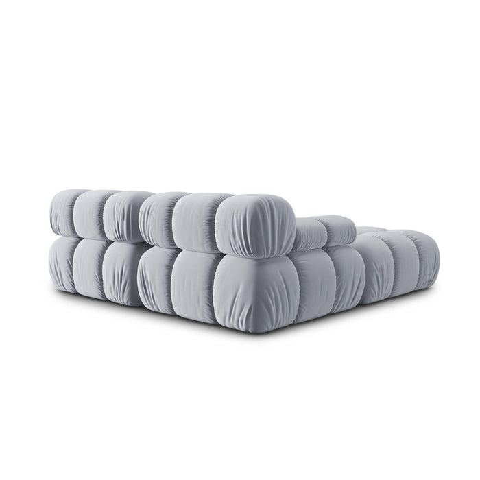 Milo Casa Tropea Modulaire 2-zitsbank met Hocker - Lichtblauw