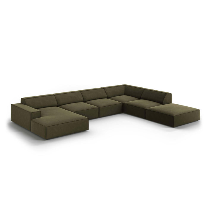 Micadoni Jodie U-bank Rechts - Fluweel - Groen