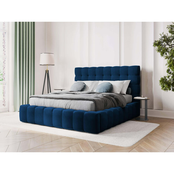 Cosmopolitan Design Bali Bedframe met Opbergruimte - 160 x 200 cm - Koningsblauw