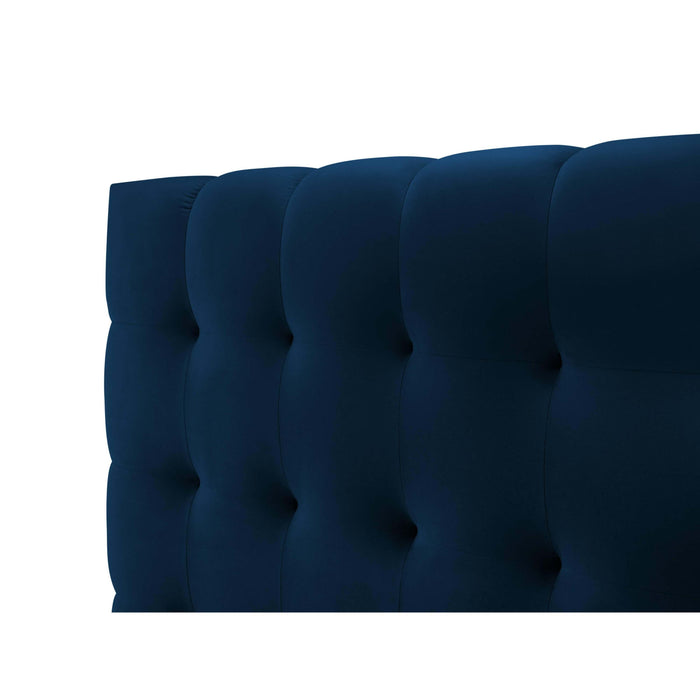 Cosmopolitan Design Bali Bedframe met Opbergruimte - 200 x 200 cm - Koningsblauw