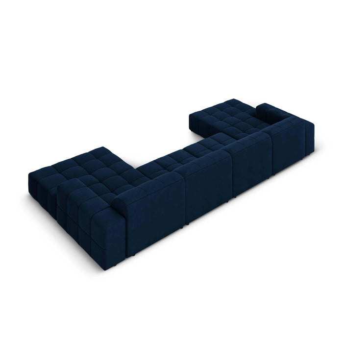 Cosmopolitan Design Chicago U-bank - Velvet - Koningsblauw