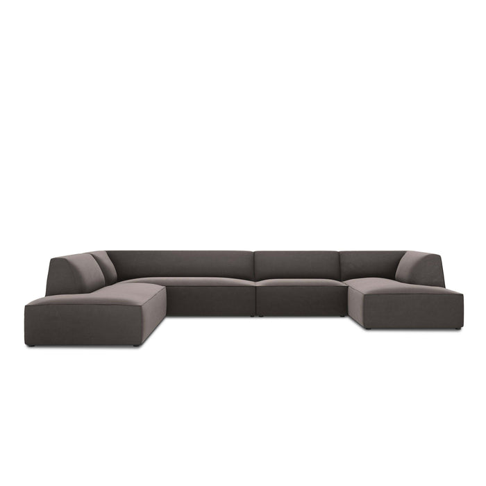 Windsor & Co Sao U-bank - Hoek Links - Velvet - Donkergrijs