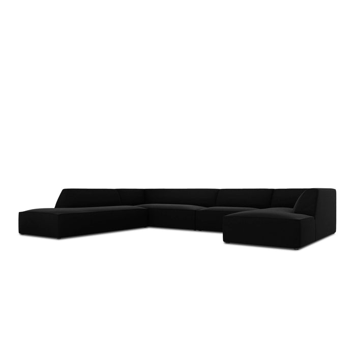 Windsor & Co Sao U-bank - Hoek Links - Velvet - Zwart