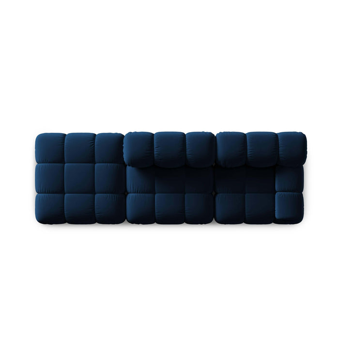 Milo Casa Tropea Modulaire 2-zitsbank Links Open met Hocker - Koningsblauw