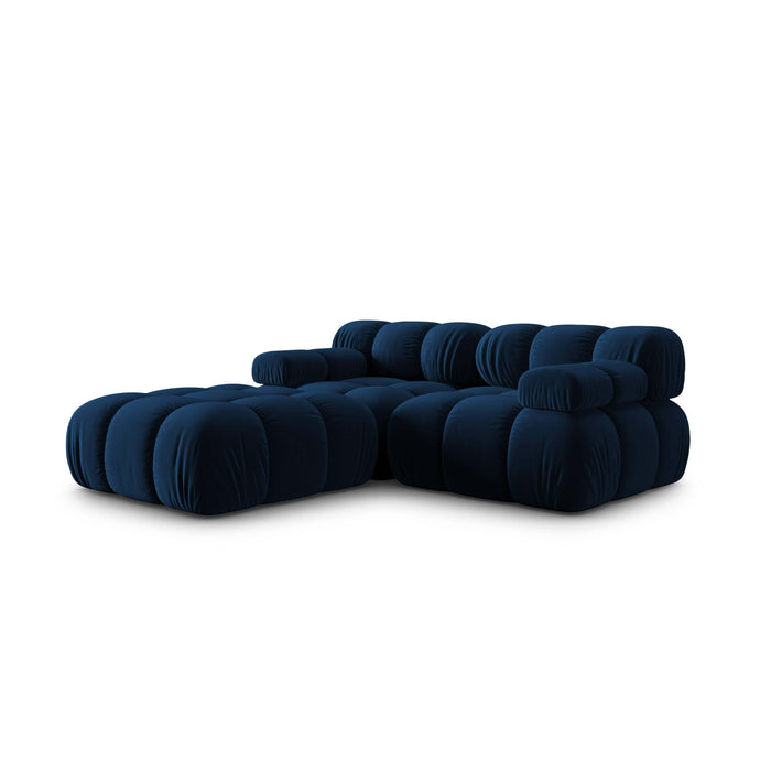 Milo Casa Tropea Modulaire 2-zitsbank met Hocker - Koningsblauw