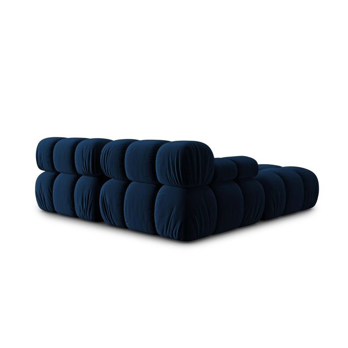 Milo Casa Tropea Modulaire 2-zitsbank met Hocker - Koningsblauw