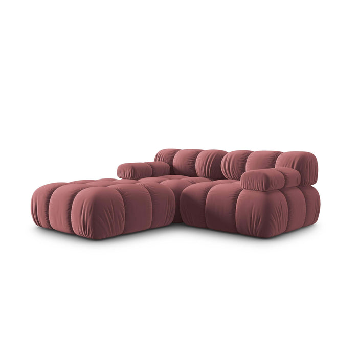 Milo Casa Tropea Modulaire 2-zitsbank met Hocker - Roze