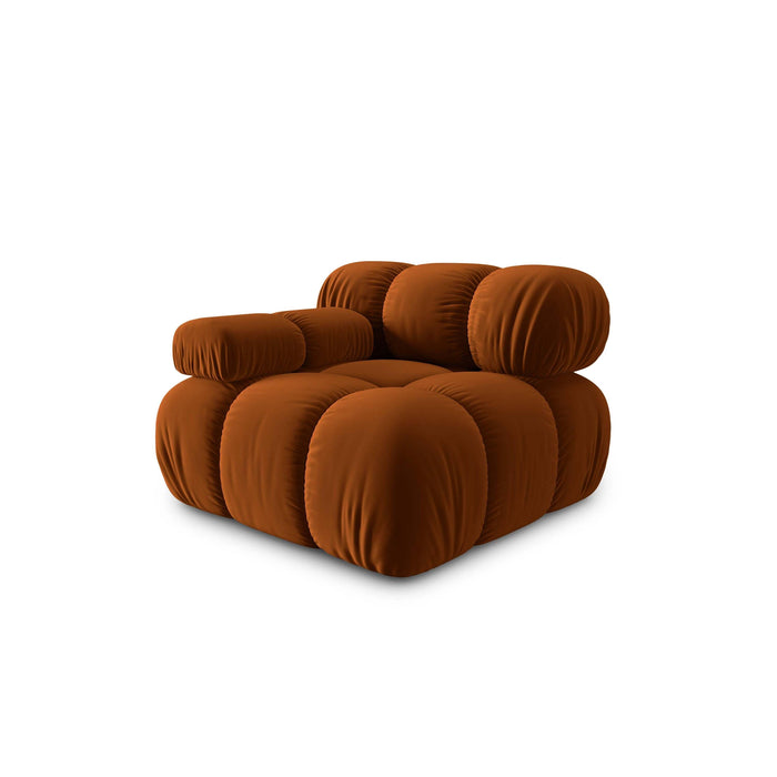 Milo Casa Tropea Modulair Bank Element - Hoek Links - Terracotta