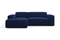 NADUVI Collection Nina Hoekbank Links - Velvet - Blauw
