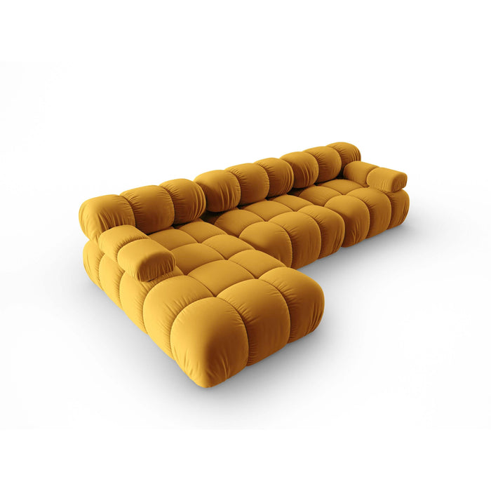 Milo Casa Tropea Modulaire Hoekbank 4-zits - Links - Okergeel