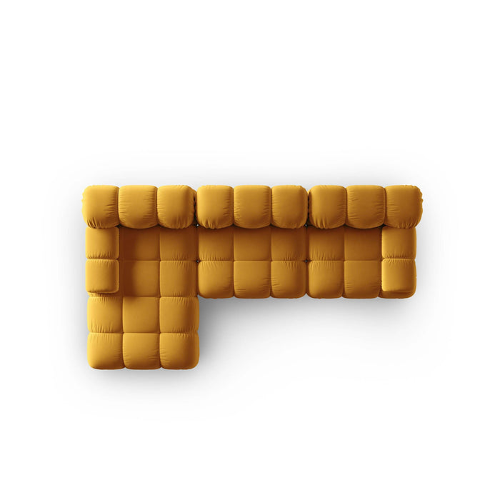 Milo Casa Tropea Modulaire Hoekbank 4-zits - Links - Okergeel