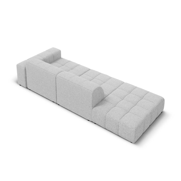 Cosmopolitan Design Chicago 4-zitsbank Links Open - Chenille - Lichtbeige