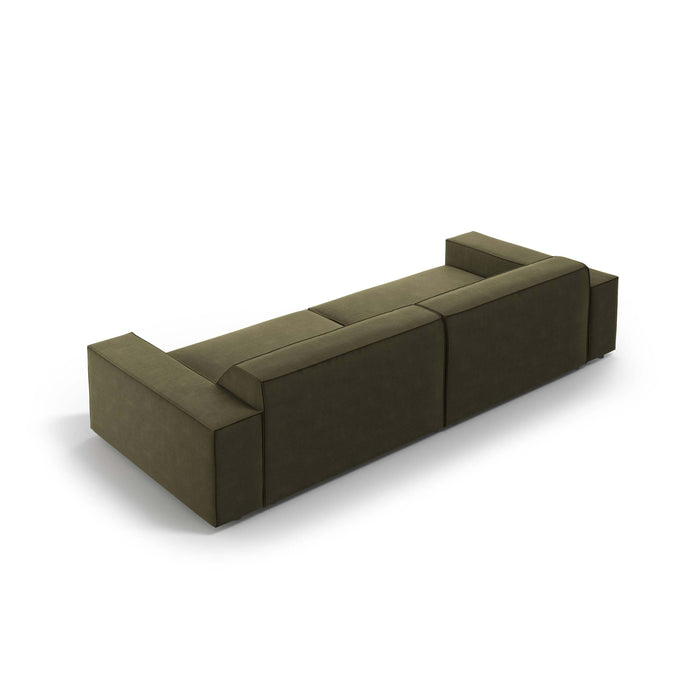 Micadoni Jodie 3-zitsbank - Fluweel - Groen