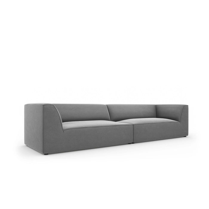 Windsor & Co Sao 4-zitsbank - Velvet - Grijs