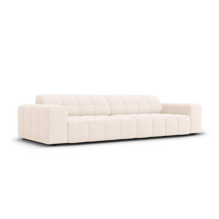 Cosmopolitan Design Chicago 4-zitsbank - Chenille - Crème