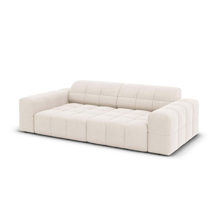 Cosmopolitan Design Chicago 3-zitsbank  - Velvet - Crème